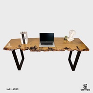 A363. Chengal Emas Solid Wood Study Table/ Office Table