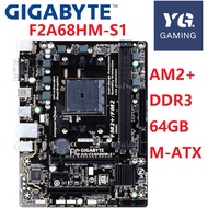 Gigabyte GA-F2A68HM-S1  DDR3 16GB Socket FM2 FM2+ A68HM a68 a58 a88xM Desktop used motherboard