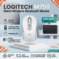 Logitech M750 Signature Plus Wireless Bluetooth Mouse SmartWheel Multi-Device Flow Technology High-S