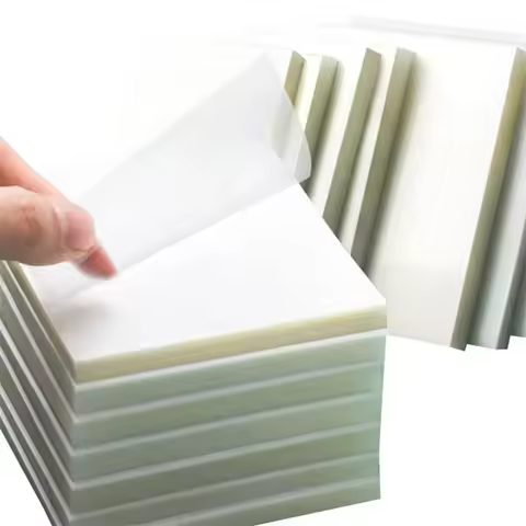 High Quality 50 Sheets Transparent Sticky Notes Memo Pad Bookmark Marker Memo Sticker Paper Office S