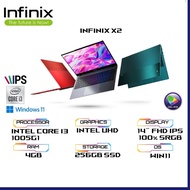 Laptop INFINIX X2 - CORE I3 1005G1 4GB 256SSD WIN11 14"FHD IPS 100SRGB