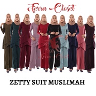 ZETTY SUIT MUSLIMAH (TOP + PANT)