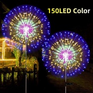 Solar LED Firework Flower Lantern Waterproof String Fairy Light Lampu Taman Raya  Lampu Solar Taman 