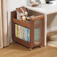 Deskside Shelf Multi-Layer Metal Bookend Floor-standing Movable Book Shelf Student Book Book Book Sh