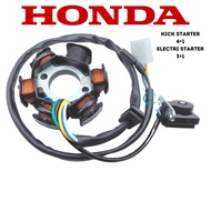 COIL MAGNET COIL STARTER HONDA EX5 DREAM WAVE 100 WAVE100 WAVE 100R MAGNET COIL FUEL COIL STARTER CO