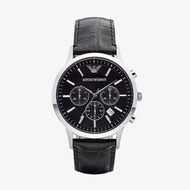 นาฬิกาข้อมือผู้ชาย Emporio Armani Classic Chronograph Black Dial - Black AR2447