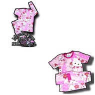 🌈Thr3e Sisters🌈Hello Kitty set Pajamas Mom tag 2XL,3XL, Big Kids tag 11/12 in pink