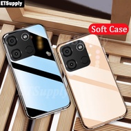 2 Pieces Phone Case Itel A60 Back Cover Softcase Clear Water Antioxidant TPU Cover for ItelA60 Cases