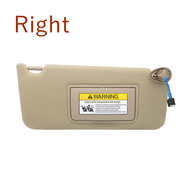 Car Beige Grey Sun Visor Driver Side Passenger Side Sun Visor With Light For Honda Accord 2008-2017 
