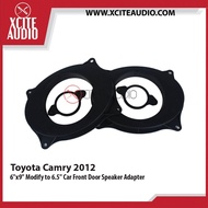 Toyota Camry 2012 6"x9" Modify to 6.5" Car Front Door Speaker Adapter Bracket Spacer Mat