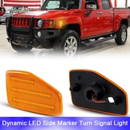 2x Yellow Lens LED Front Side Marker Turn Signal Amber Lights For Hummer H3 2006-2010 Hummer H3T 200