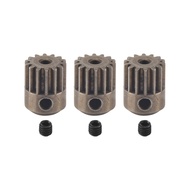 (EUBG) 3Pcs Metal Motor Gear Pinion Gear 14T for HBX 16889 16889A 16890 16890A SG1601 SG1602 RC Car 