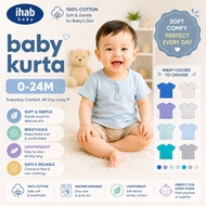 [IHAB Baby] Cotton Short Sleeve Baby Boy Kurta Shirts | Baju Kurta Bayi