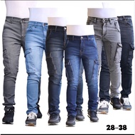 Men's Cargo Jeans Arman/ MEN'S CARGO JEANS SLIM FIT ORIGINAL DISTRO BDG