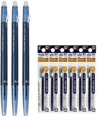 Pilot FriXion Ball Slim 038 Retractable Erasable Gel Ink Pen, Extra Fine Point 0.38mm, Blue Black In