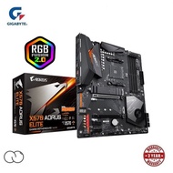 GIGABYTE X570 AORUS ELITE MOTHERBOARD / AMD Ryzen GAMING ATX Form MOBO / USB Type-C / RGB FUSION 2.0