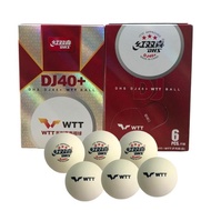 DHS WTT 3 STAR DJ40+ BALL LA TABLE TENNIS WORLD TABLE TENNIS