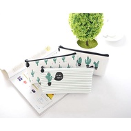 [Do Not Sing House Fun Kingdom|BULOSO] Canvas Cactus Pencil Case LJ007 Cosmetic Bag/Stationery/Penci