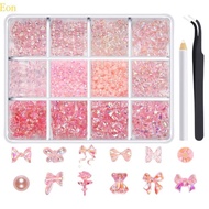 Eon 1Box 3D Nails Charm Butterfly Nails Art Mixed Ribbon  Accessories Nails Art Decorations for Nail