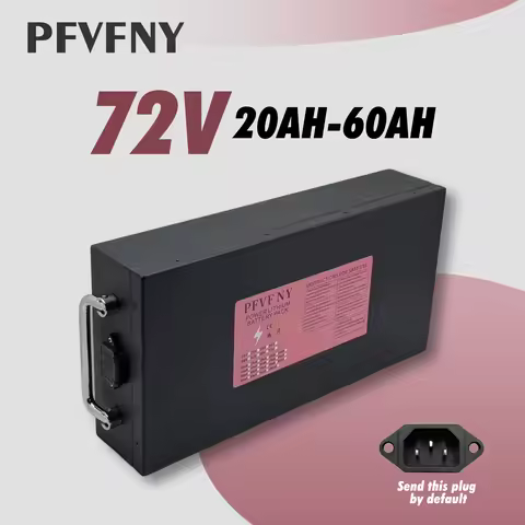 Full capacity 72V 20-100AH 18650 lithium battery 40AH BMS 500W-3000W, including charger