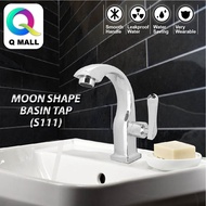 MCPRO PLUS Stainless Steel SUS304 Bathroom Black / Silver Faucet Pillar Sink Basin Water Tap - SS04/