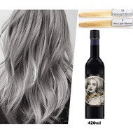 011 ash grey fruity hair color / hair dye 灰色护发果泥果酸 染发剂 420ml