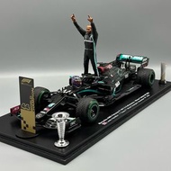Spark F1 1:18 特注版Mercedes-AMG W11 Hamilton 七冠指天
