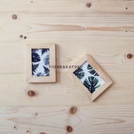 Wooden Picture Frame 2R 6 x 9 Cm Dutch Teak Glass Photo Frame Wall Decoration