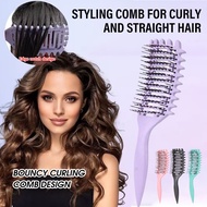 Anti-static Meridian Definition Bounce Hollowed-out Curl Comb Comb Scalp Modeling Comb Massage