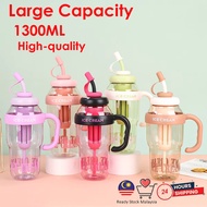 Big Mug Ins Style Water Cup High-looking straw kettle cute sports water cup Outdoor Travel Kettle