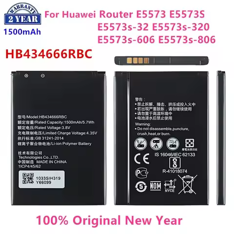 100% Orginal HB434666RBC 1500mAh Battery For Huawei Router E5573 E5573S E5573s-32 E5573s-320 E5573s-