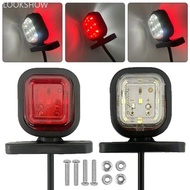 LOOKSHOW 2Pcs Truck LED Outline Caravan Lamp Double Side Marker Lights Waterproof Taillight Front Re