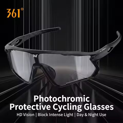 361 Degrees Cycling Glasses Photochromic Polarized Lens Bicycle Glasses Ultralight UV Protection Eye