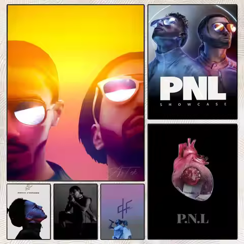 1PC Rap Group PNL Poster Decorative Wall Art Stickers Mural For Home Living Room Hallway Decor Gift