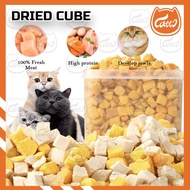 CATTO 20g Premium Freeze Dried Chicken Cube Pet Treats Snek Kucing Makanan Kucing Pet Food Cat Food 
