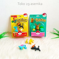POKEMON MINIATUREPenghapus CONTAINS 3 PCS SETIP ERASER CUTE CUTE CUTE CUTE CUTE CUTE CUTE CUTE ERASE