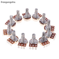 [FREG] A500K B500K A250K B250K A50K B50K A25K B25K Potentiometer Splined Small Pot Electric Guitar B