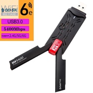 Usb wifi ax5400m USB port 6E 2.4g & 5g & 6ghz usb 3.0 6 For 10 / 11 vn