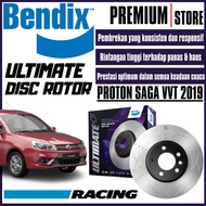 Original Bendix Ultimate+ Front Set Disc Rotor - Proton Saga VVT 2019-2025 BR9655 ULT+