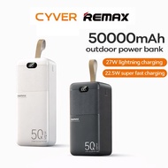 REMAX RPP-117 (50000mAh) | RPP-118 (80000mAh) High-Capacity Powerbank 3 Outputs 2 Inputs PD27W + QC2