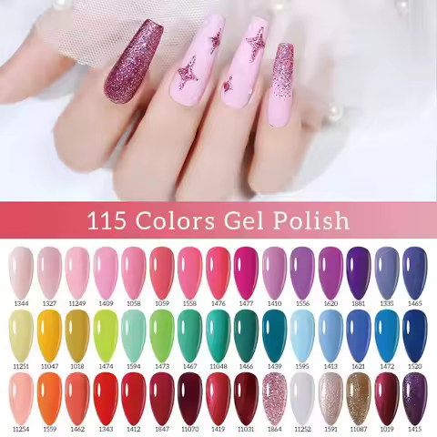 Arte Clavo 8ml Gel Nail Polish Long Lasting Soak Off UV LED Gel Varnish Enamel Top Base Coat All For