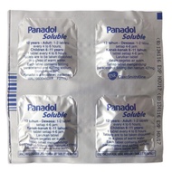 panadol soluble paracetamol loose pack 4's