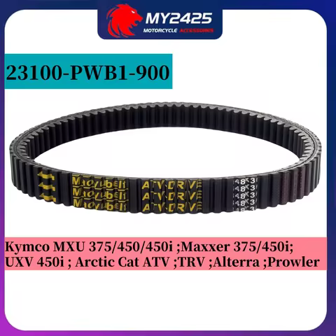 Drive Belt for Kymco MXU 375 450 450i Maxxer UXV 450i Textron Alterra Prowler 500 23100-PWB1-900 for