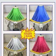 Large plastic mesh hammock, 2-layer wide hammock net with genuine 160B rope.