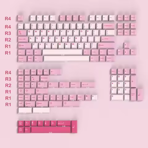 1 Set Aifei The Dungeon of Black Company Rim Keycaps PBT Dye Subbed Key Caps Anime Cartoon Game Keyc