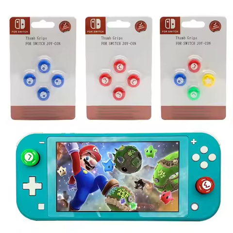 Super Mario Anime Joystick Case for Nintendo Switch OLED Lite Game Console Joycon Cap Protector Cont