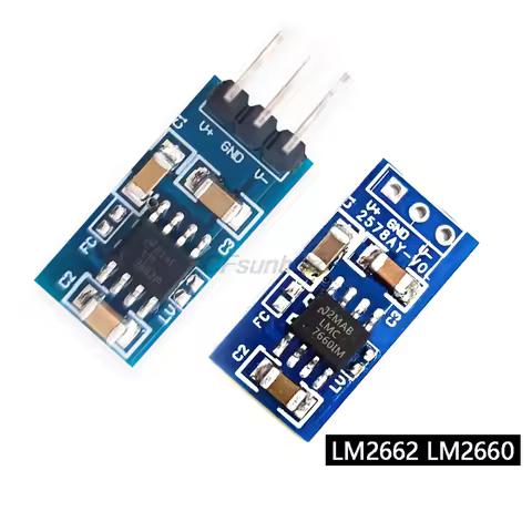 CKCS LM7660 LM2662 Positive to Negative Voltage Conversion Board 1.5-5.5V/10V Positive Voltage into 