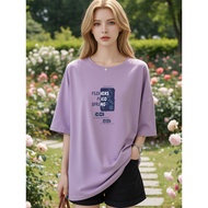 2Y880 [AIYOU] M-5XL Tshirt Women T shirt Plus Size Clothes Tshirt Blouse T shirt Women's Silk T-Shir