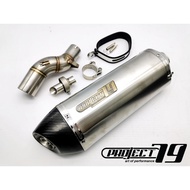 Project79 Honda CBR F X 500 2013-2017 Exhaust Piping Slip On Muffler Project79 QPM04SV/BK/CB/CCB CBR