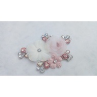 Flower on net - custom made design (F01)